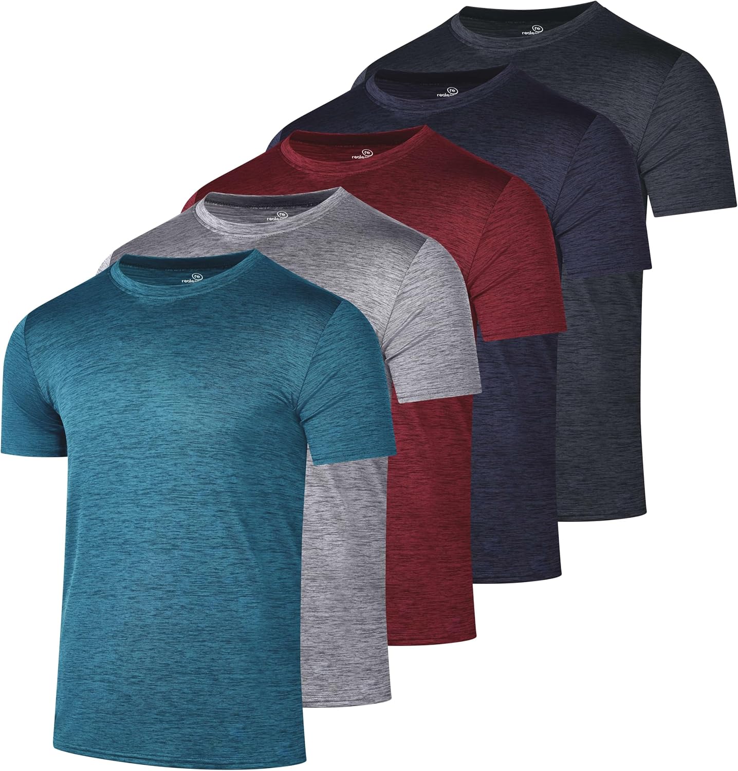 Real-Essentials-5-Pack-Mens-Short-Sleeve-Dry-Fit-T-Shirts-–-Moisture-Wicking-Athletic-Workout-Gym-Fitness-Casual-Tees.jpg Real Essentials 5 Pack: Men’s Short Sleeve Dry Fit T-Shirts – Moisture Wicking Athletic Workout Gym Fitness Casual Tees - Image 2