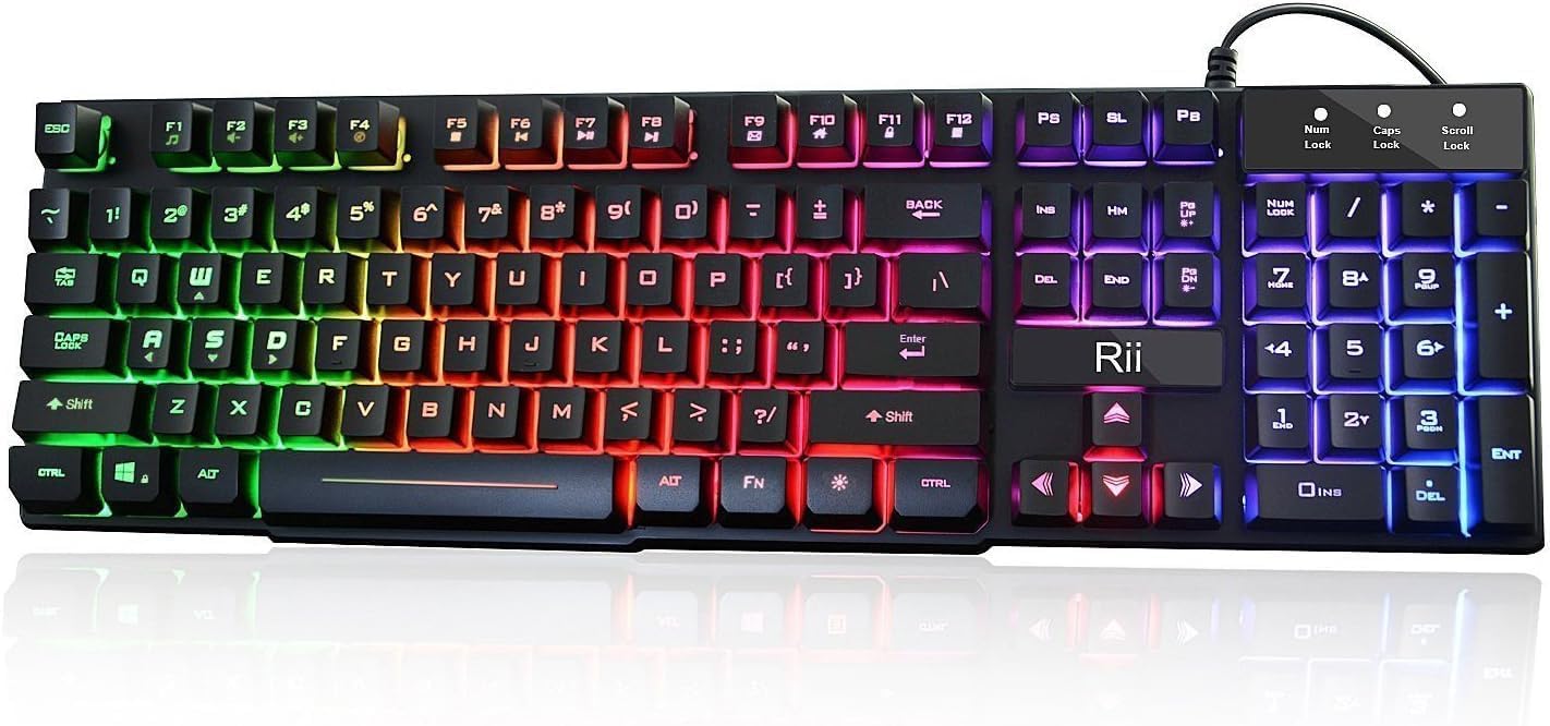 Rii-RK100-Multiple-Color-Rainbow-LED-Backlit-Large-Size-USB-Wired-Mechanical-Feeling-Multimedia-PC-Gaming-KeyboardOffice-Keyboard-for-Working-or-Primer-GamingOffice-Device.jpg Rii RK100+ Multiple Color Rainbow LED Backlit Large Size USB Wired Mechanical Feeling Multimedia PC Gaming Keyboard,Office Keyboard for Working or Primer Gaming,Office Device - Image 2