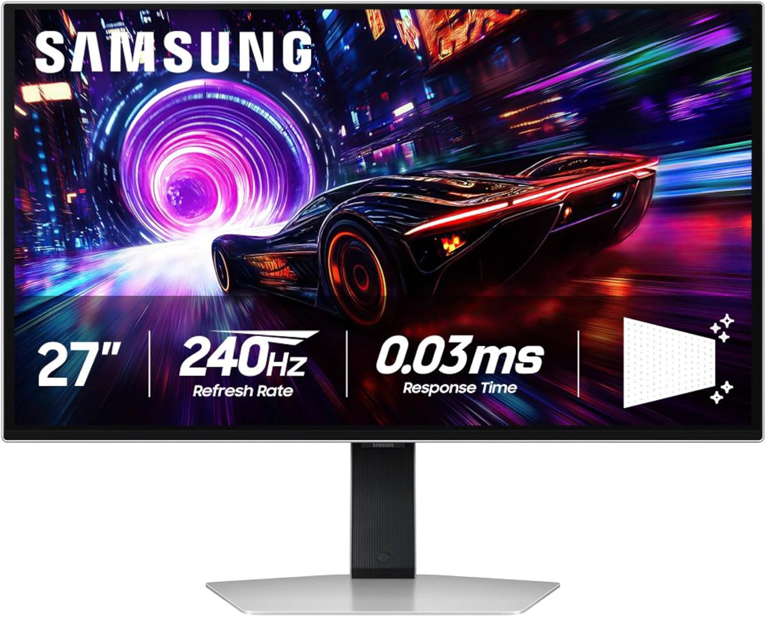SAMSUNG-27-inch-Odyssey-QD-OLED-G8-G81SF-4K-240Hz-Gaming-Monitor-0.03ms-Response-Time-DisplayHDR-True-Black-400-AMD-FreeSync™-Premium-Pro-Ergonomic-Stand-LS27FG810SNXZA-2025.jpg SAMSUNG 27-inch Odyssey QD-OLED G8 (G81SF), 4K, 240Hz, Gaming Monitor, 0.03ms Response Time, DisplayHDR True Black 400, AMD FreeSync™ Premium Pro, Ergonomic Stand, LS27FG810SNXZA, 2025 - Image 2