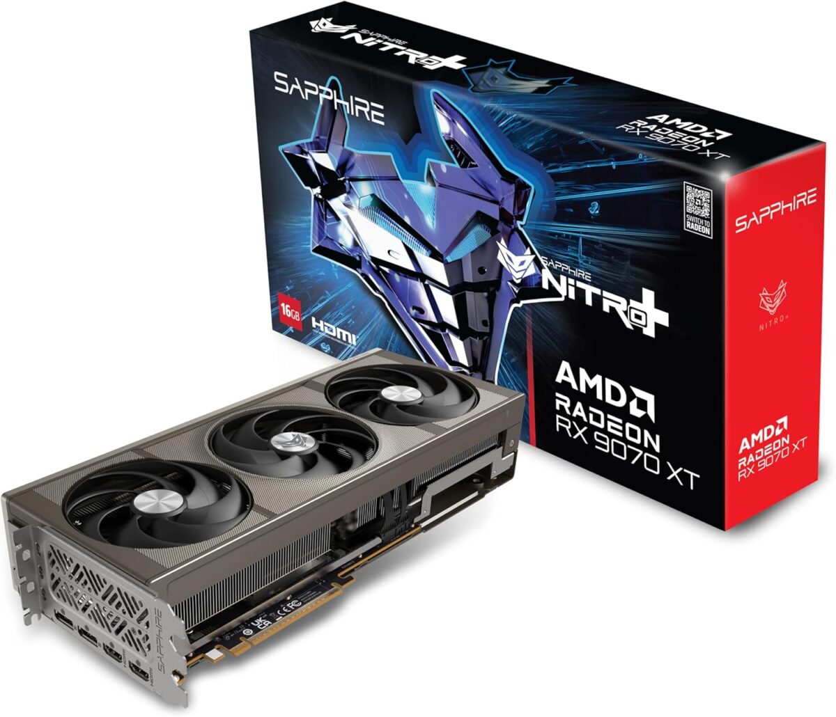 Sapphire 11348-01-20G Nitro+ AMD Radeon™ RX 9070 XT Gaming OC Graphics Card with 16GB GDDR6, AMD RDNA 4 - Image 2