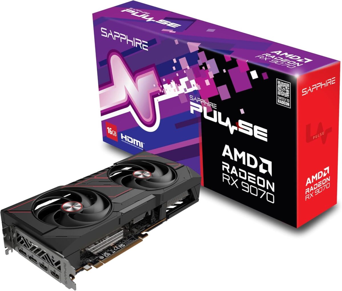 Sapphire 11349-03-20G Pulse AMD Radeon™ RX 9070 Gaming Graphics Card with 16GB GDDR6, AMD RDNA 4 - Image 2