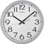 Seiko 12 Inch Easy Read Numerals Wall Clock with Quiet Sweep Second Hand - Image 2