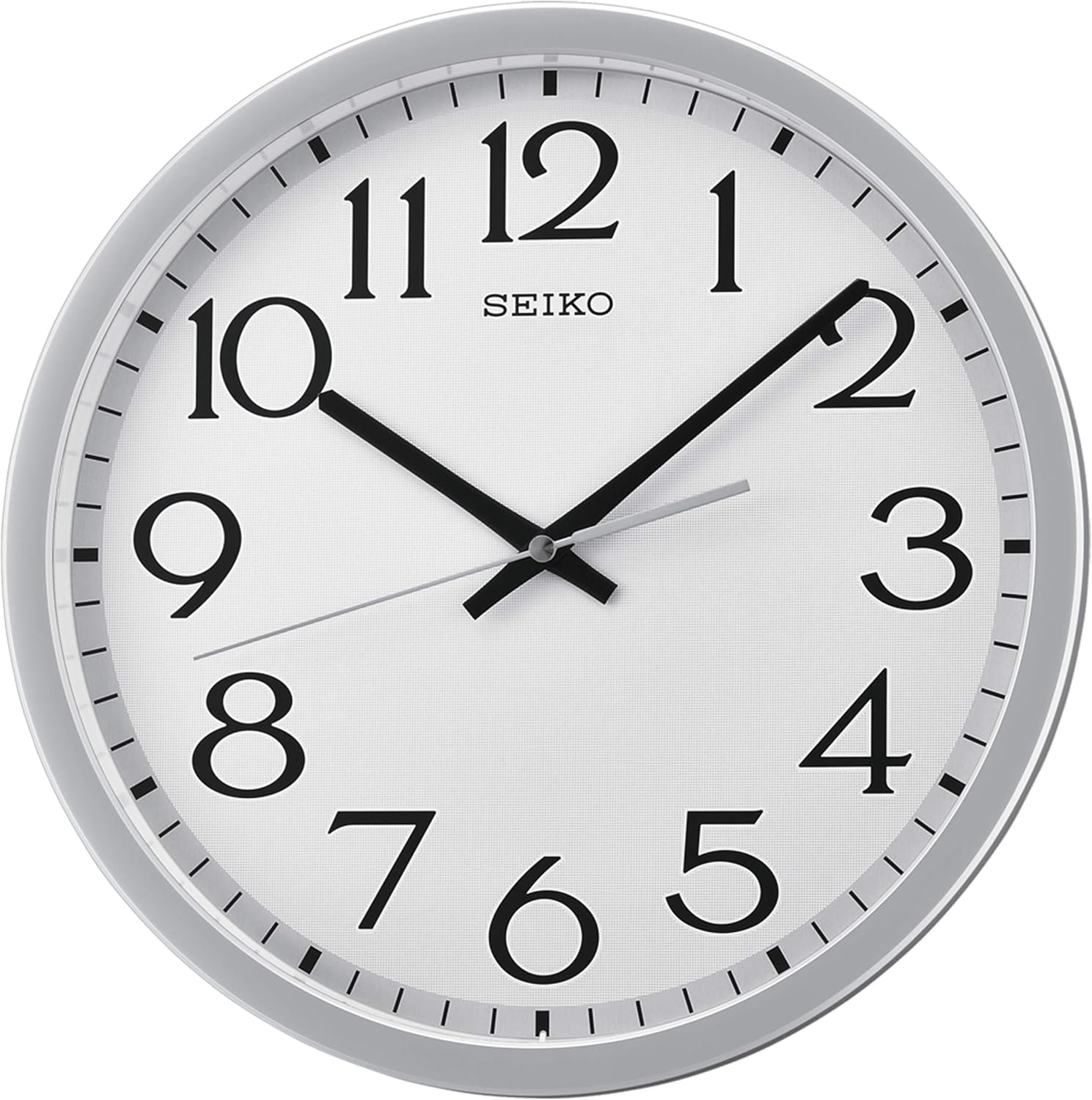 Seiko-12-Inch-Easy-Read-Numerals-Wall-Clock-with-Quiet-Sweep-Second-Hand.jpg Seiko 12 Inch Easy Read Numerals Wall Clock with Quiet Sweep Second Hand - Image 2