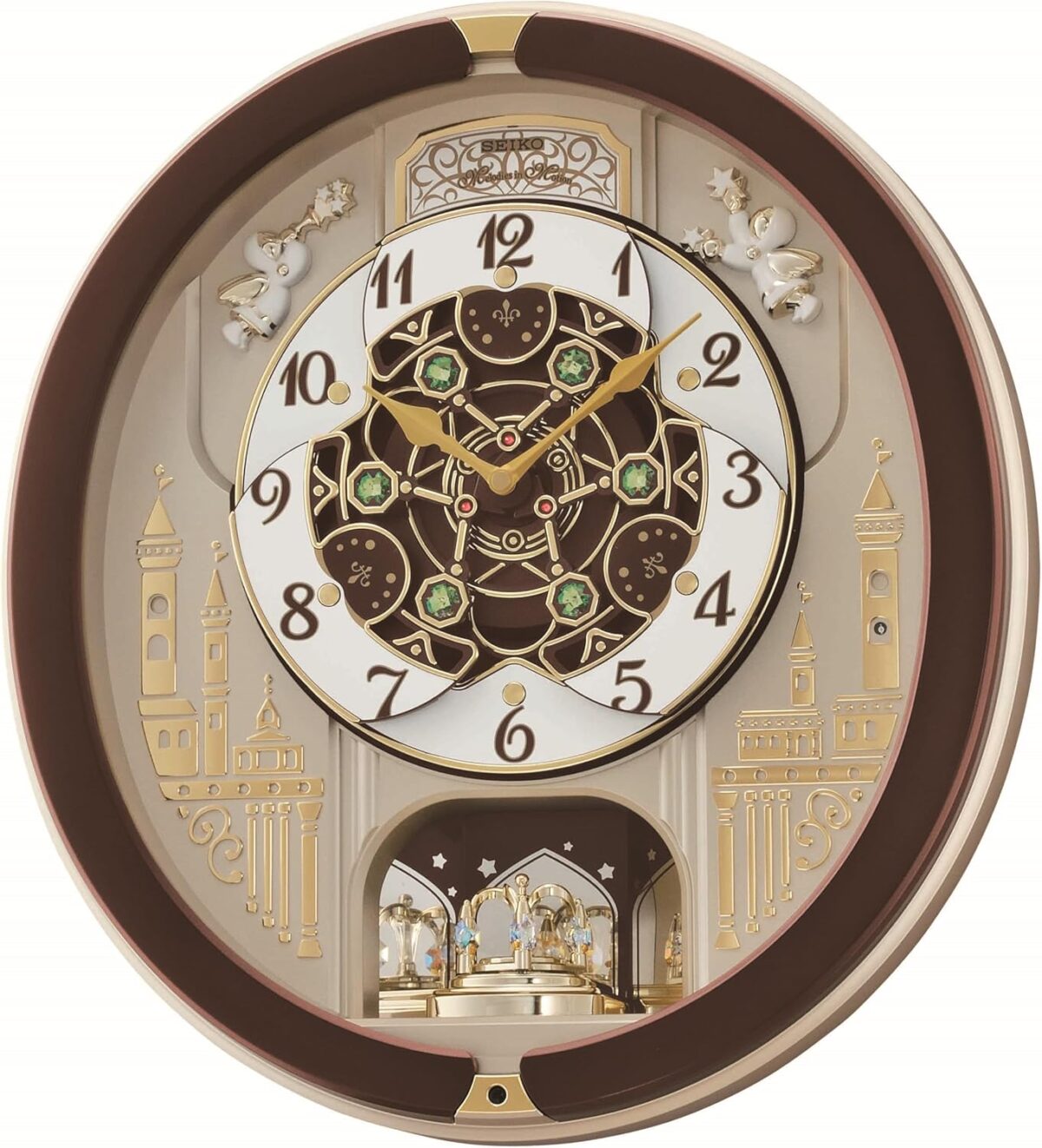Seiko Melodies in Motion Musical Wall Clock, Spring Dance - Image 2