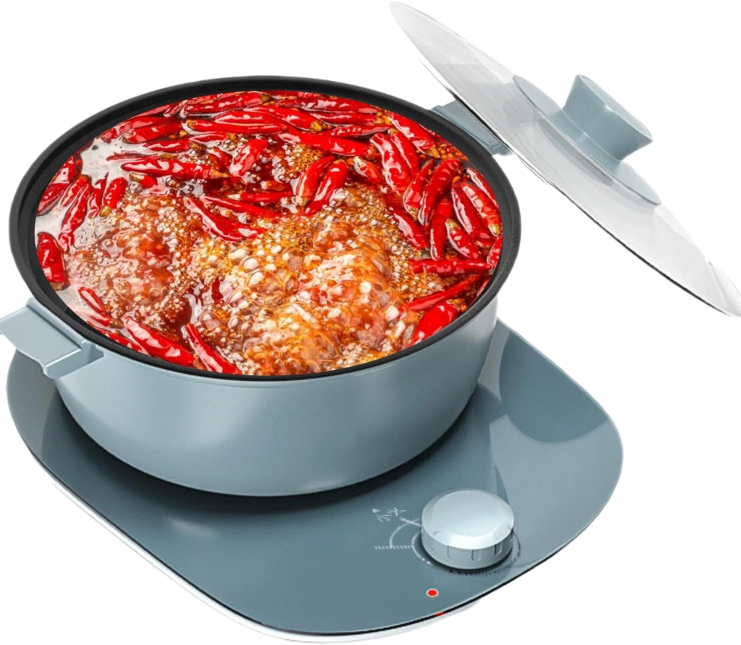 Shabu-Shabu-Pot-Electric-3L-Electric-Hot-Pot-with-Burner-Split-Electric-Pot-Non-Stick-Hot-Pot-Electric-Kitchen-Burner-Stove-with-Shabu-Hot-Pot-Electric-Pot-for-DormFamily-Cooking.jpg Shabu Shabu Pot Electric, 3L Electric Hot Pot with Burner Split Electric Pot Non-Stick Hot Pot Electric, Kitchen Burner Stove with Shabu Hot Pot Electric Pot for Dorm,Family Cooking - Image 2