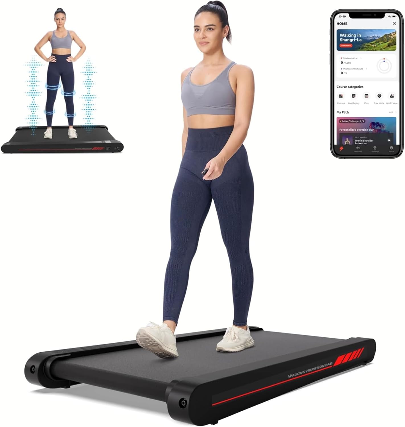 Sperax-Walking-Treadmill-Pad-with-APP-3-in-1-Under-Desk-Treadmill-400W-Low-Noise-Walking-Vibration-Pad-with-Remote-ControlPortable-Treadmills-for-Home-Office.jpg Sperax Walking Treadmill Pad with APP, 3 in 1 Under Desk Treadmill, 400W Low Noise Walking Vibration Pad with Remote Control,Portable Treadmills for Home Office - Image 2