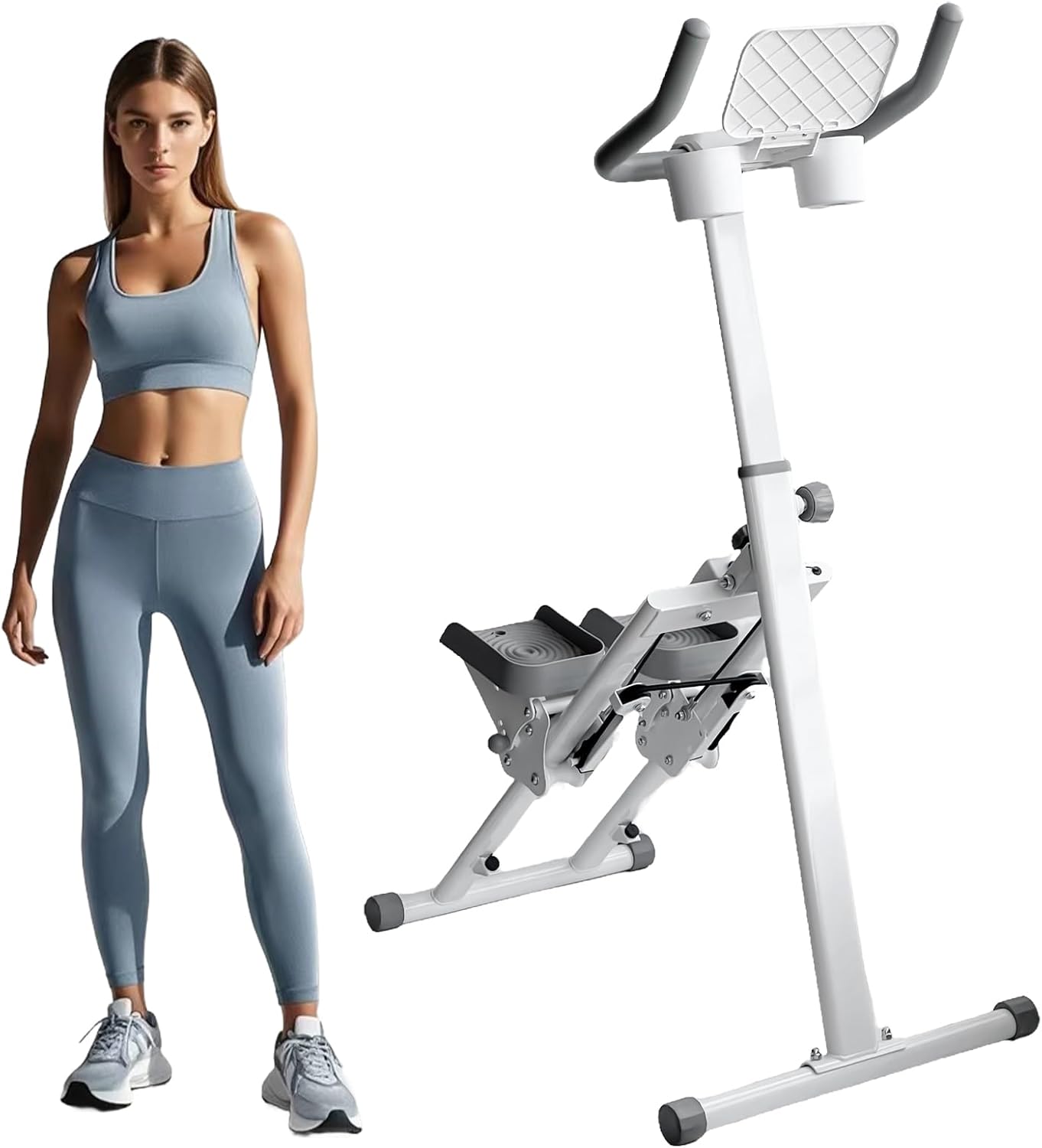 Stair-Stepper-Folding-Vertical-Aerobics-Appliances-Exercise-Climber-for-at-Home-Workouts-Total-Body-Exerciser-with-Handle-242LBS-Load-with-PedalStandCup-Holder-Step-Angle-Adjustable.jpg Stair Stepper Folding Vertical Aerobics Appliances Exercise Climber for at-Home Workouts Total Body Exerciser with Handle 242LBS Load with Pedal/Stand/Cup Holder, Step Angle Adjustable - Image 2