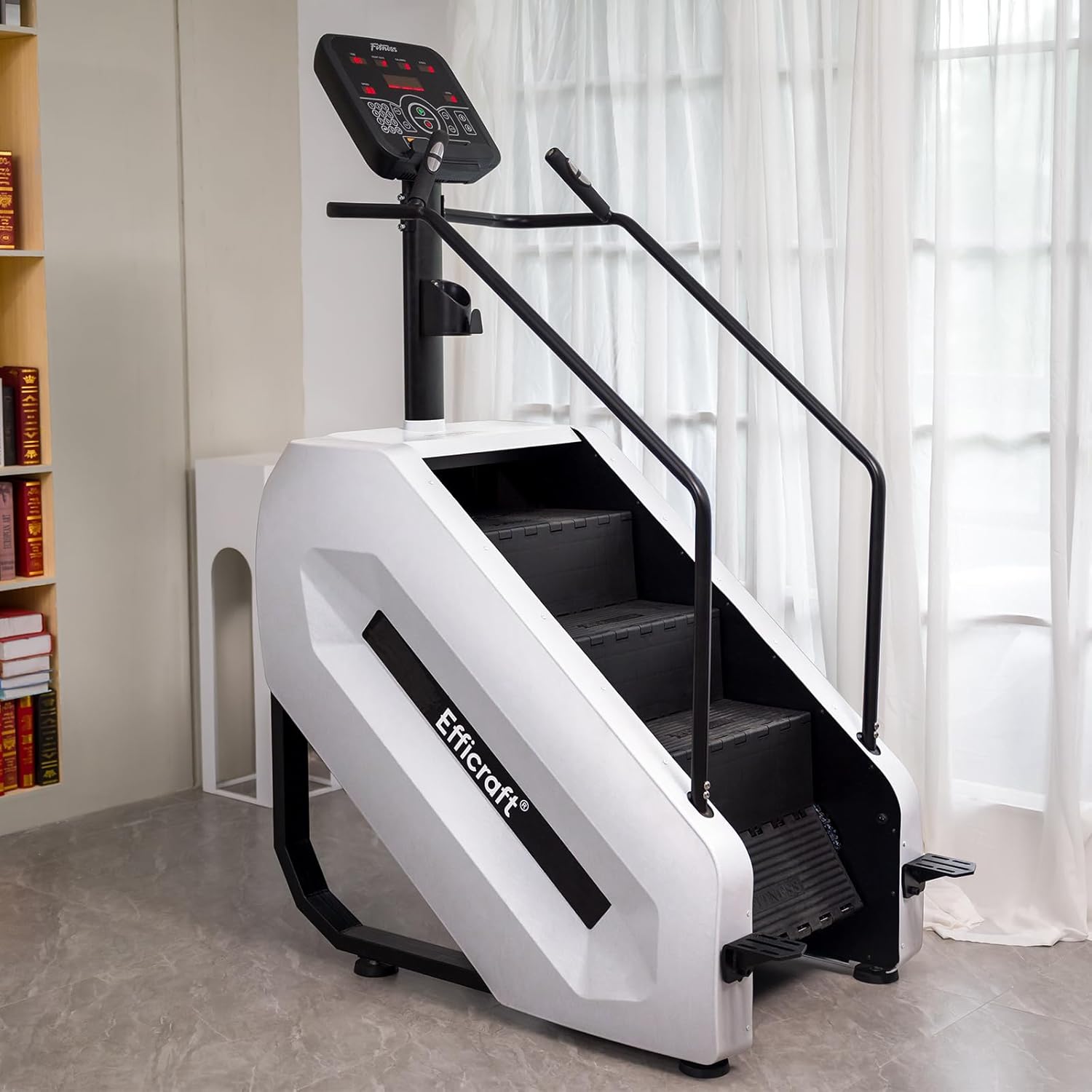 Stair-Stepper-Machine-with-LED-Screen-Commercial-Grade-Stair-Climber-Continuous-Climbing-Exercise-Machine-for-Cardio-15-Speed-Levels-Stair-Master-15-164-StepsMin.jpg Stair Stepper Machine with LED Screen, Commercial Grade Stair Climber, Continuous Climbing Exercise Machine for Cardio, 15 Speed Levels Stair Master, 15-164 Steps/Min - Image 2