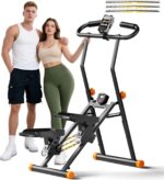 Stair Stepper for Home Gym, 2025 Upgrade Stair Climber w/ 3-Level Resistance & Height, Non-Slip Pedals, Digital Tracker & Phone Holder Home Exercise Machine for Women Men - Image 2