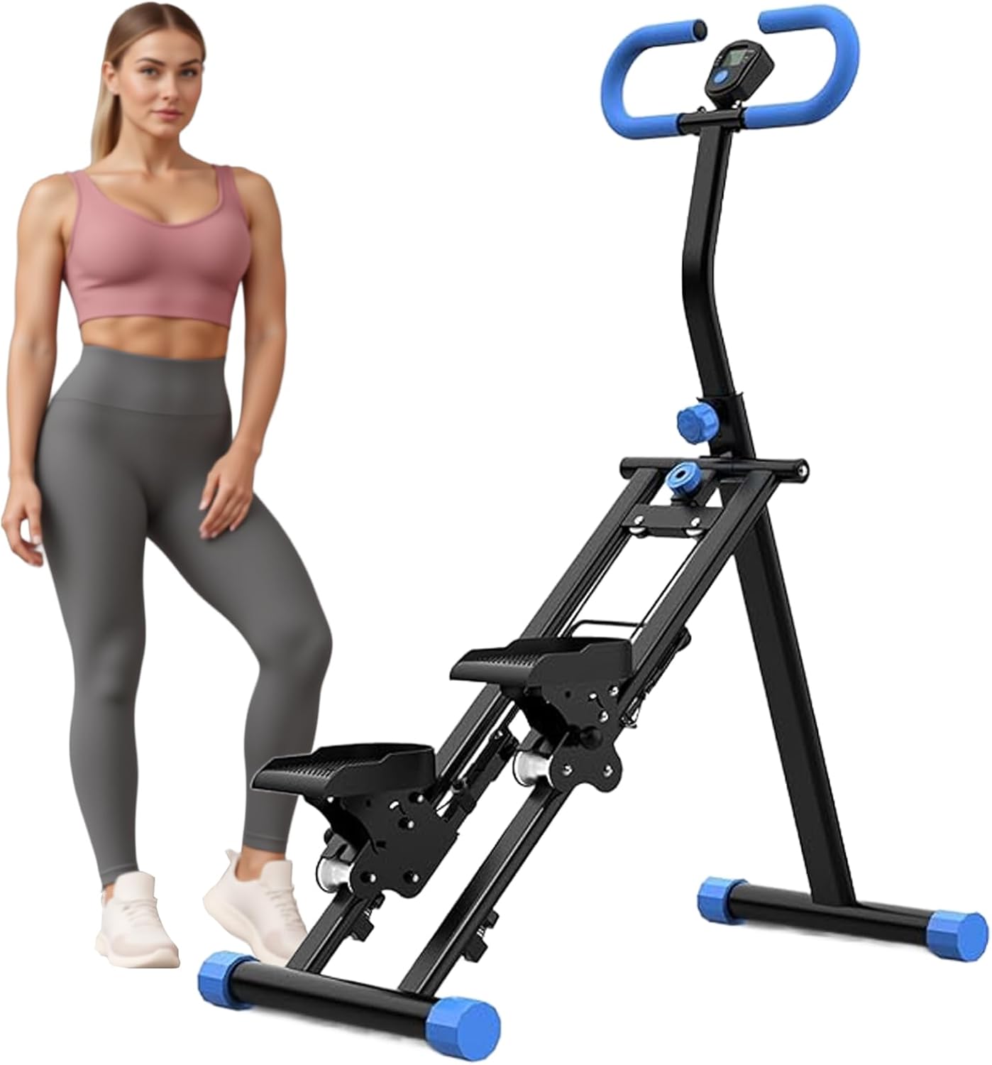 Stair-Stepper-for-Home-Vertical-Climber-Foldable-Full-Body-Exercise-Aerobic-Climbing-Machines-Mountaineering-Fitness-Equipment-with-Adjustable-Handles.jpg Stair Stepper for Home Vertical Climber, Foldable Full Body Exercise Aerobic Climbing Machines, Mountaineering Fitness Equipment with Adjustable Handles - Image 2
