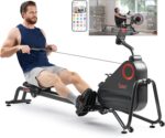 Sunny Health & Fitness Magnetic Rowing Machine for Home Exercise, Quiet & Smooth Rower with Compact Storage and Optional Free SunnyFit App Connectivity - Image 2