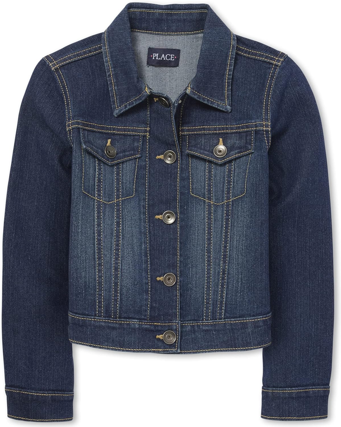 The-Childrens-Place-Girls-Denim-Jacket.jpg The Children's Place Girls' Denim Jacket - Image 2