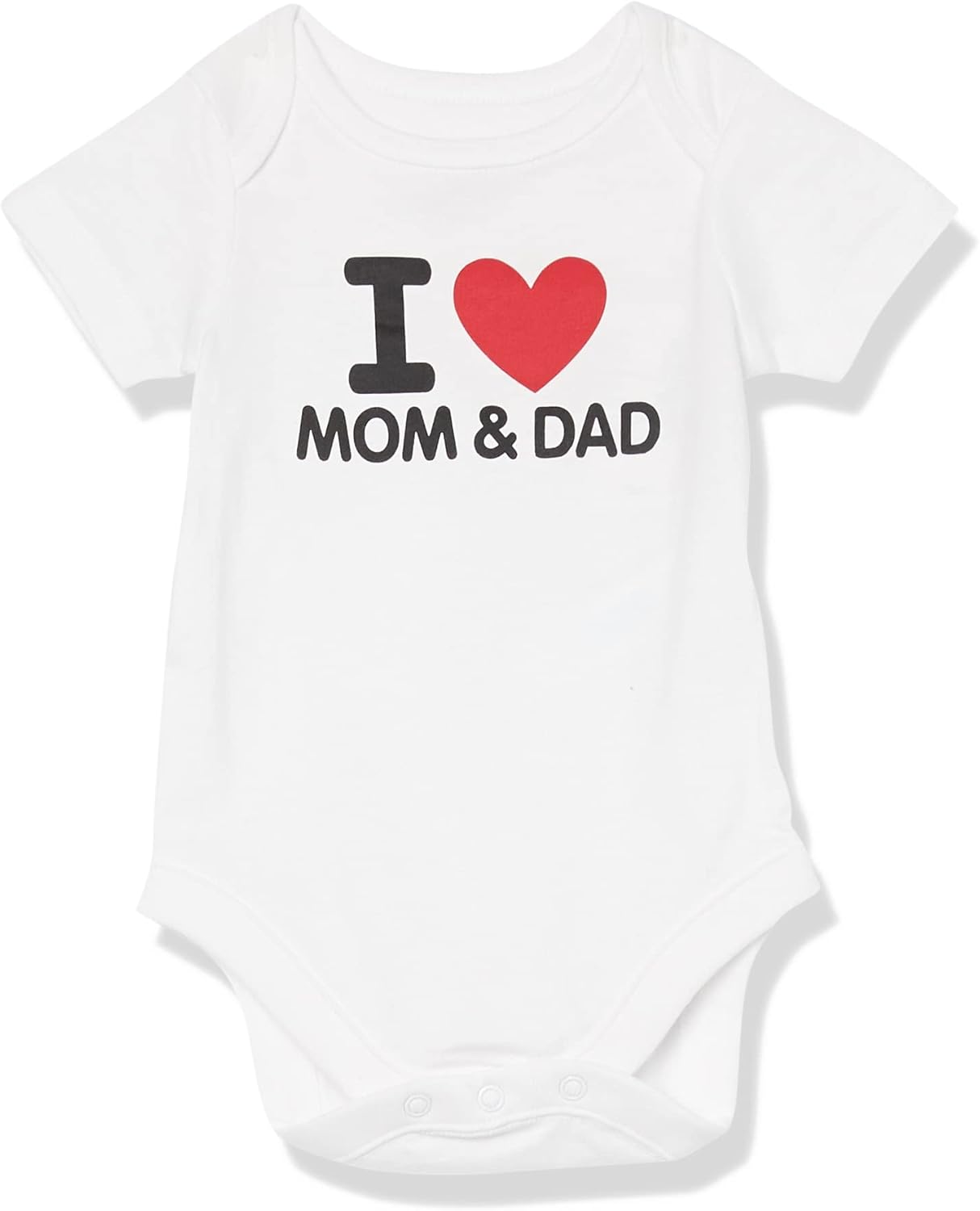 The-Childrens-Place-unisex-baby-Short-Sleeve-100-Cotton-I-Love-Mom-Dad-Bodysuit.jpg The Children's Place unisex-baby Short Sleeve 100% Cotton I Love Mom & Dad Bodysuit - Image 2