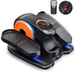 Under Desk Elliptical Machine, 2-in-1 Electric Ellipse Leg Exerciser for Seniors, Quiet & Compact Pedal Exerciser with Remote, 12 Speed Elliptical Exercise Machine for Home Office - Image 2
