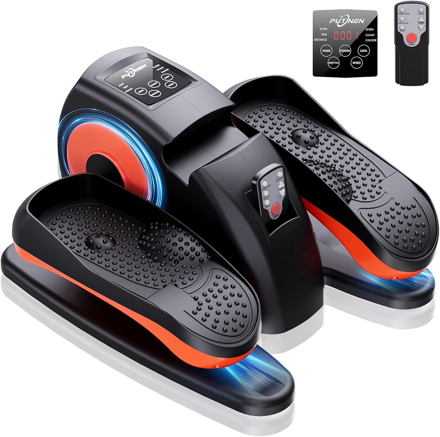 Under-Desk-Elliptical-Machine-Electric-Ellipse-Leg-Exerciser-as-Seen-on-Tv-for-Seniors-with-12-Adjustable-Portable-Quiet-Elliptical-Machine-Seated-Pedal-Exerciser-with-Remote-Control.jpg Under Desk Elliptical Machine, Electric Ellipse Leg Exerciser as Seen on Tv for Seniors with 12 Adjustable, Portable Quiet Elliptical Machine, Seated Pedal Exerciser with Remote Control - Image 2