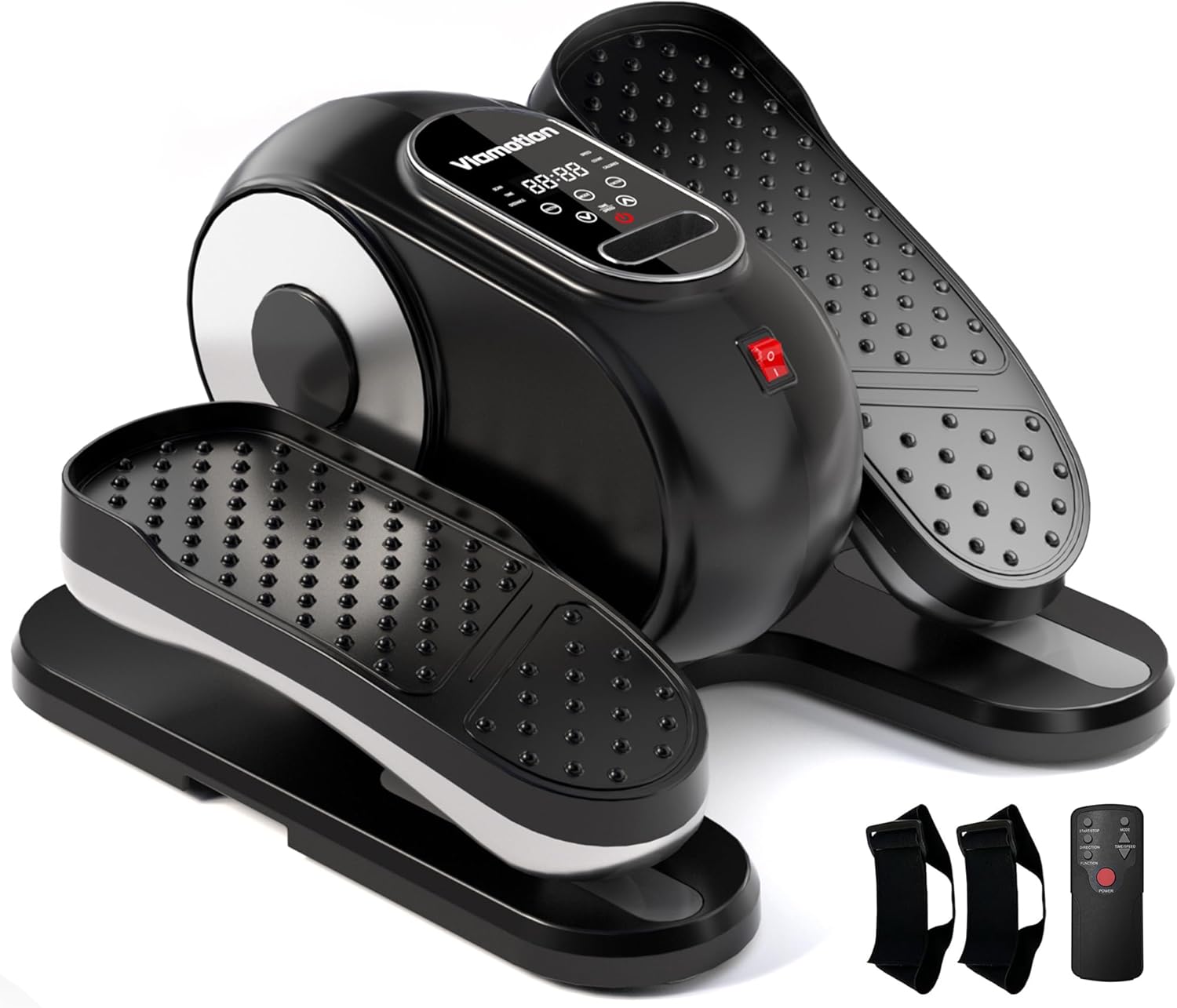 Under-Desk-Elliptical-Machine-Leg-Exerciser-as-Seen-on-TV-While-Sitting-for-Senior-with-Remote-Control-Portable-Quiet-Pedal-Exerciser-with-12-Adjustable-Speed-Black.jpg Under Desk Elliptical Machine, Leg Exerciser as Seen on TV While Sitting for Senior with Remote Control, Portable & Quiet Pedal Exerciser with 12 Adjustable Speed, Black - Image 2