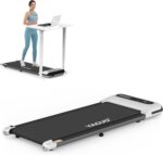 Under Desk Treadmill, Walking Pad for Home and Office, 2.5 HP Portable Walking Jogging Running Machine with Remote Control and LED Display, Silver - Image 2