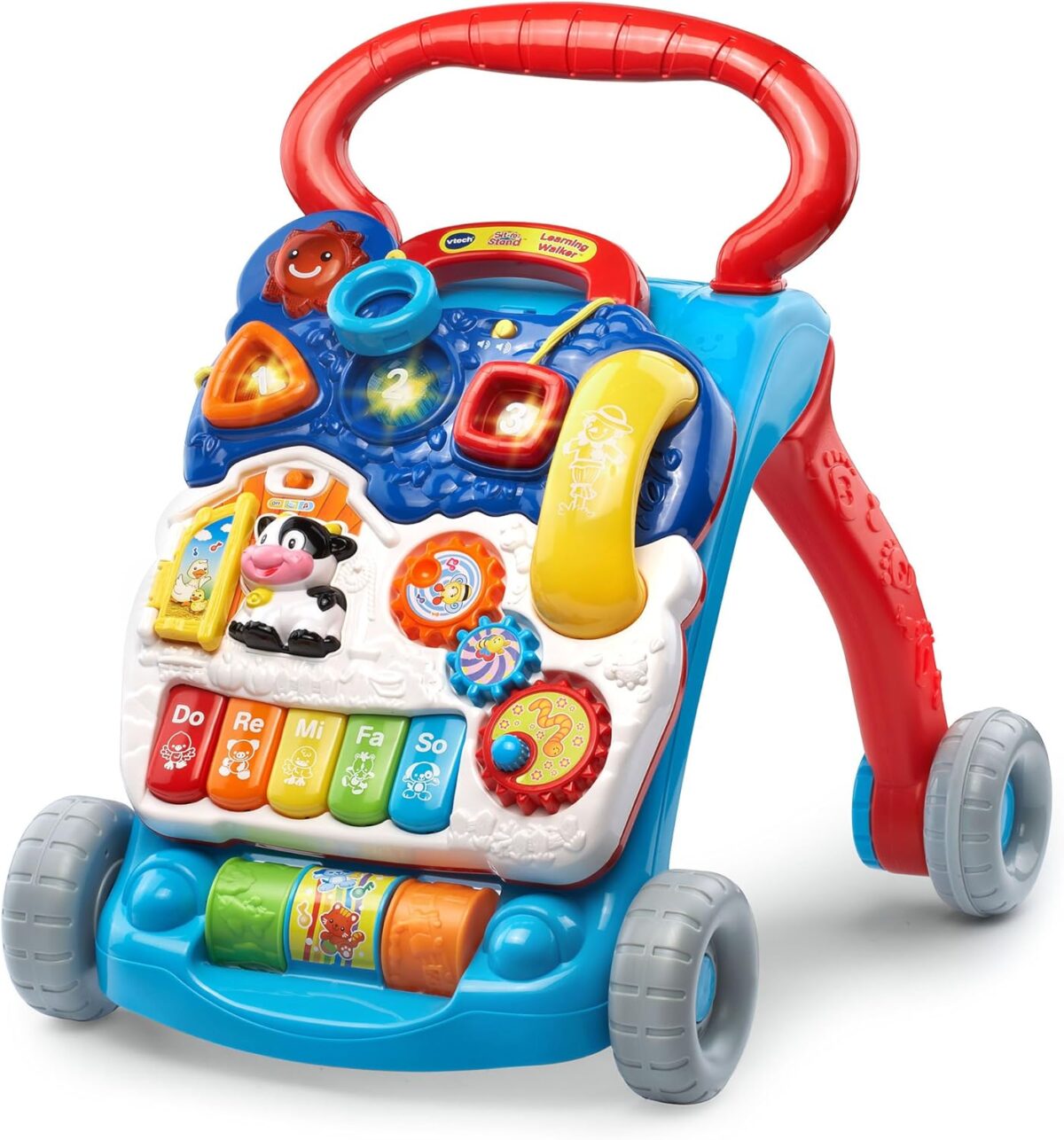 VTech Sit-to-Stand Learning Walker (Frustration Free Packaging), Blue - Image 2