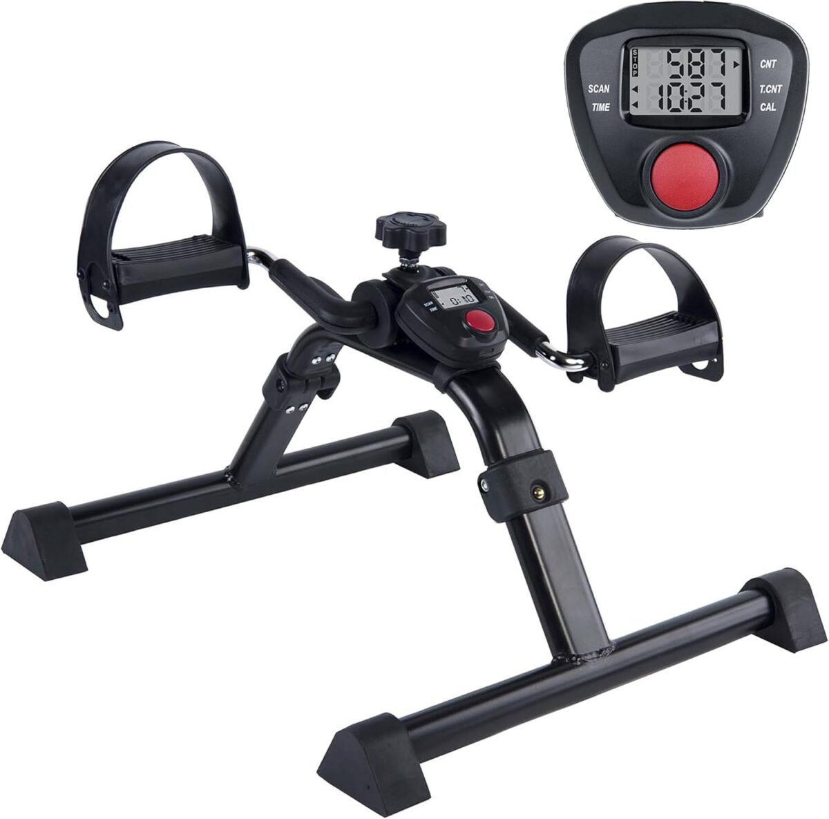 Vaunn Wrist Arm Leg Strengtheners Pedal Exerciser with Electronic Display for Indoor Exerciser and Physical Therapy - Image 2