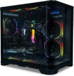 ViprTech Reaper 2.5 Liquid-Cooled PC - AMD Ryzen 7 8700F (5.0Ghz Turbo), AMD RX 9060 XT 16GB, 32GB DDR5 6400, 2TB NVMe SSD, Gold-Rated PSU, VR-Ready, WiFi BT, Win 11, Gaming Desktop Computer, Black - Image 2