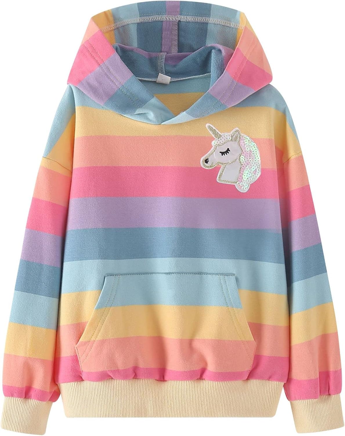 WELAKEN-Unicorn-Sweatshirts-for-Girls-Toddler-Kids-II-Little-Girls-Pullover-Tops-Sweaters-Hoodies.jpg WELAKEN Unicorn Sweatshirts for Girls Toddler & Kids II Little Girl's Pullover Tops Sweaters & Hoodies - Image 2