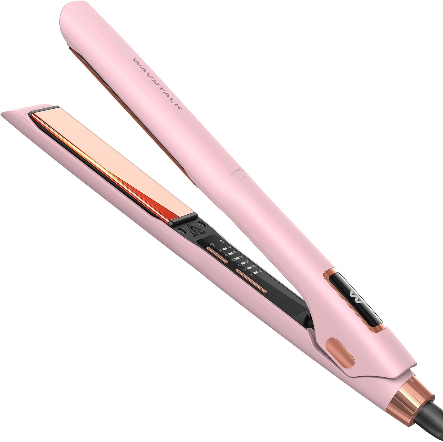 Wavytalk-Professional-Flat-Iron-Hair-Straightener-and-Curler-2-in-1-Titanium-Flat-Iron-for-One-Pass-Wonder-10S-Fast-Heat-Up-Glide-Shine-Straightener-with-Dual-Voltage-1.18-Inch.jpg Wavytalk Professional Flat Iron Hair Straightener and Curler 2 in 1, Titanium Flat Iron for One-Pass Wonder 10S Fast Heat Up, Glide & Shine Straightener with Dual Voltage (1.18 Inch) - Image 2
