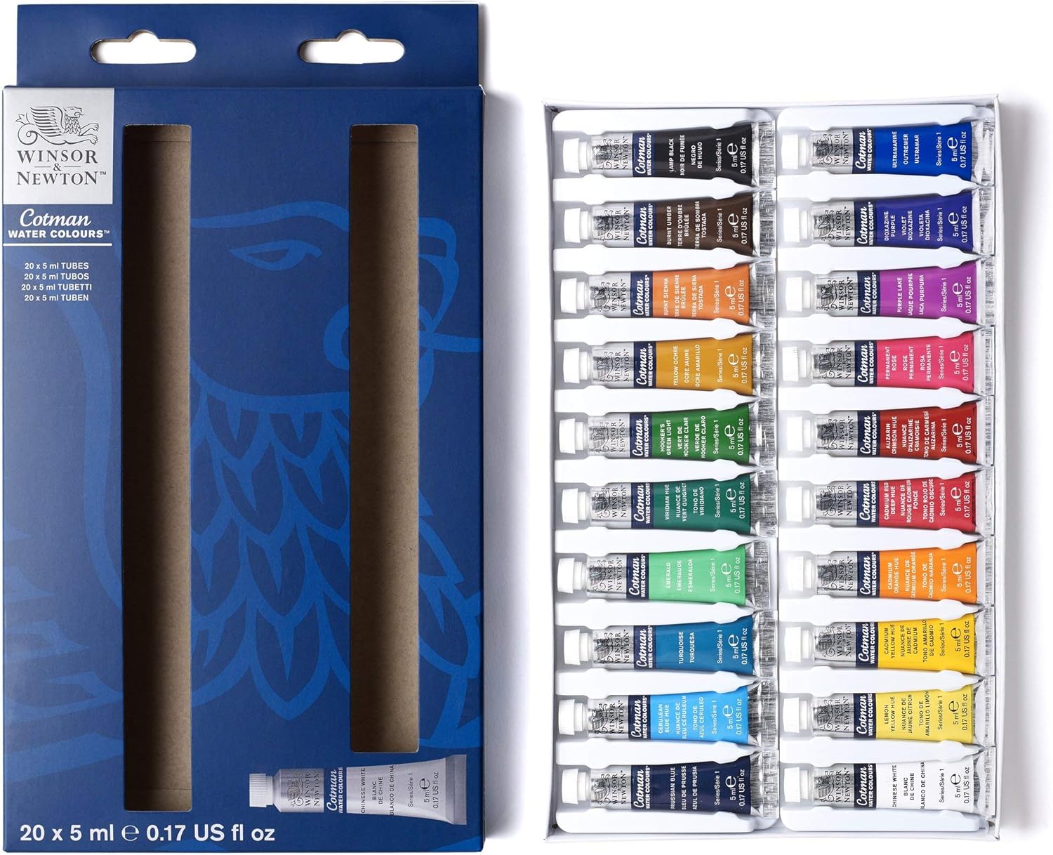 Winsor-Newton-Cotman-Watercolor-Paint-Set-20-Colors-5ml-0.17-oz-Tubes.jpg Winsor & Newton Cotman Watercolor Paint Set, 20 Colors, 5ml (0.17-oz) Tubes - Image 2