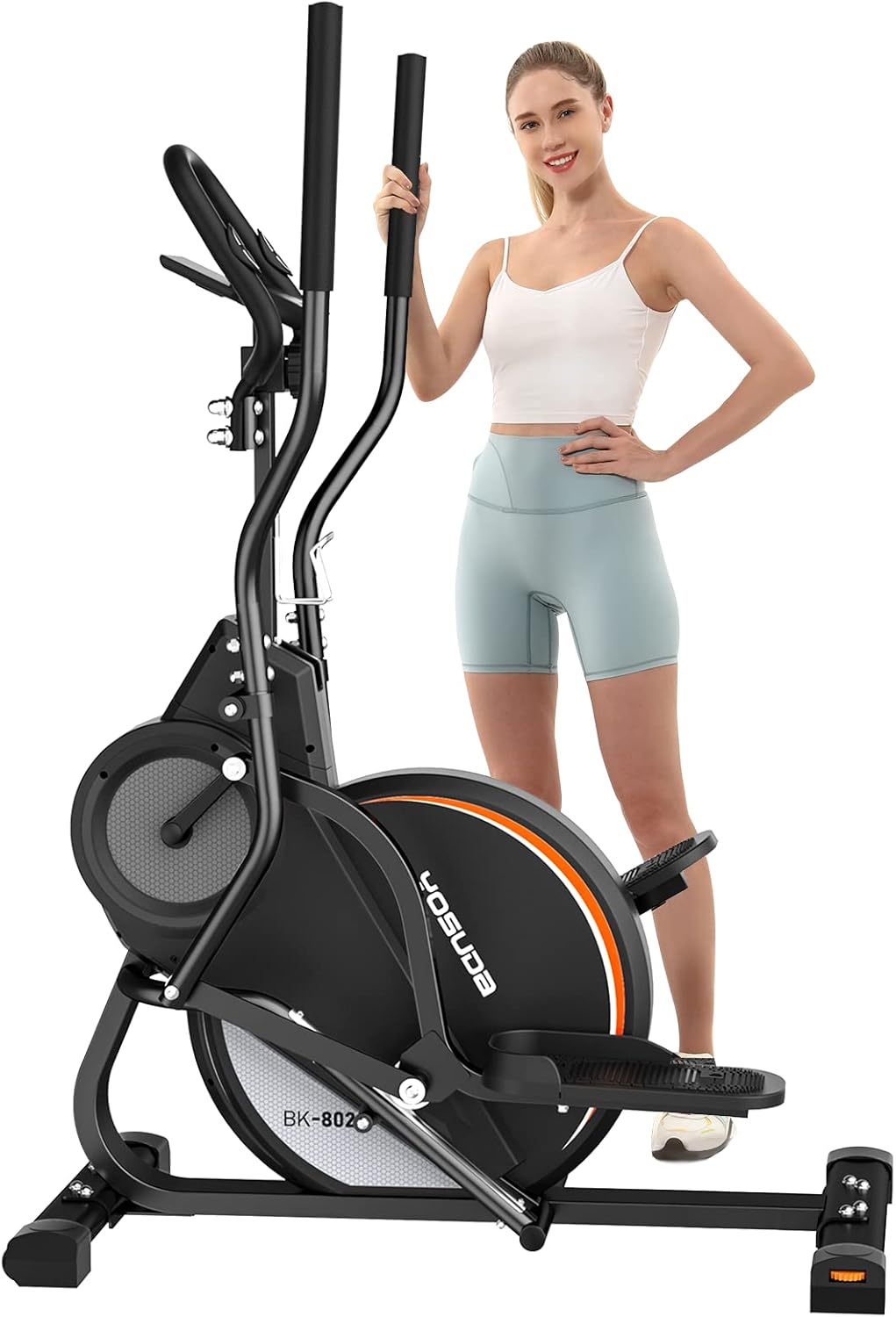 YOSUDA-Elliptical-Exercise-Machine-3-in-1-Elliptical-Cardio-Climber-Stair-Stepper-Elliptical-Machine-for-Home-with-45°Incline-15.5-in-Stride-16-Levals-Resistance-Quiet-Magnetic-System.jpg YOSUDA Elliptical Exercise Machine, 3-in-1 (Elliptical + Cardio Climber + Stair Stepper) Elliptical Machine for Home with 45°Incline, 15.5 in Stride, 16-Levals Resistance, Quiet Magnetic System - Image 2