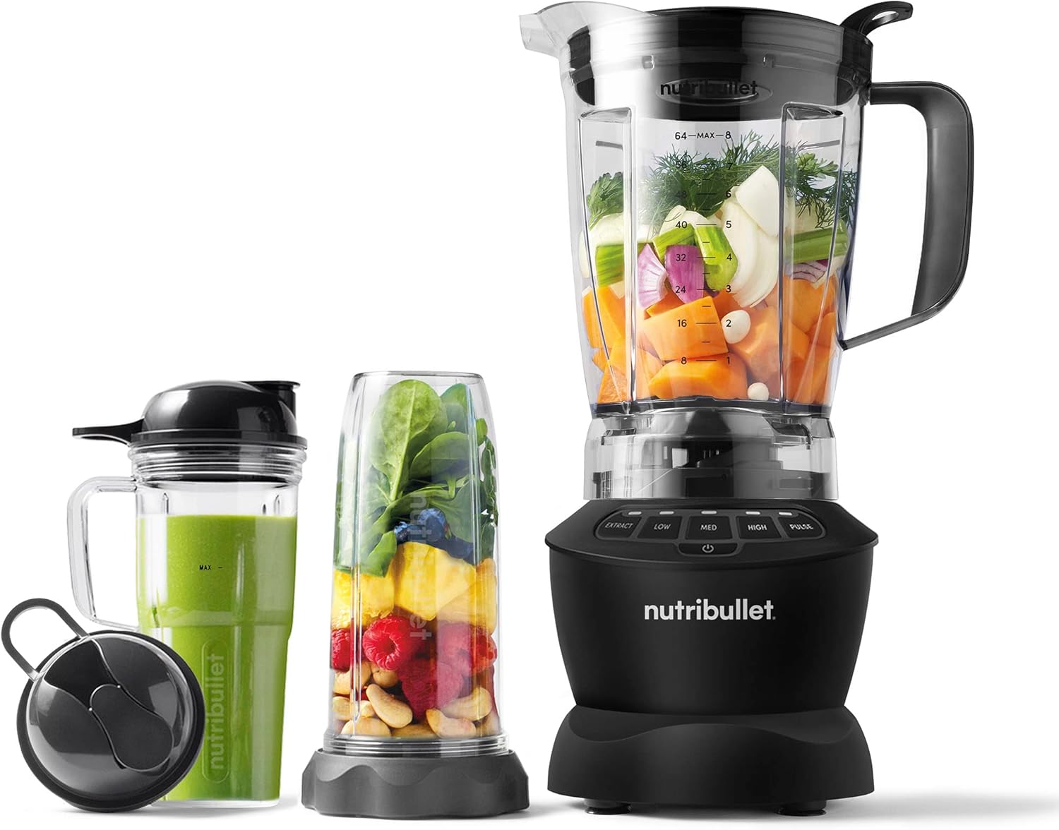 nutribullet-Full-Size-Blender-Combo-1200W-–Matte-Black.jpg nutribullet Full-Size Blender Combo 1200W –Matte Black - Image 2
