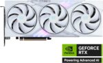 MSI Gaming RTX 5060 Ti 8G Gaming Trio OC White Graphics Card (8GB GDDR7,128-bit, Extreme Performance: 2662 MHz, DisplayPort x3 2.1a, HDMI 2.1b, NVIDIA Blackwell Architecture - Image 3