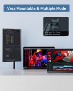 Yodoit Portable Monitor for Laptop, 15.6" 1920×1080 Travel Screen FHD IPS Display with USB Type C Port, Speakers and Smart Cover Compatible with PC, MacBook, Xbox (Black) - Image 7