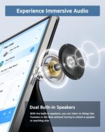 Yodoit Portable Monitor for Laptop, 15.6" 1920×1080 Travel Screen FHD IPS Display with USB Type C Port, Speakers and Smart Cover Compatible with PC, MacBook, Xbox (Black) - Image 8