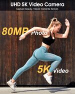 True 5K Digital Cameras for Photography - 80MP WiFi Autofocus Vlogging Camera for YouTube with 4.0" Touch Screen - UHD One-Touch Macro Video Camara for Beginner Photographer with 18X Zoom, Lens Cap - Image 3
