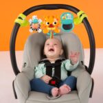 Bright Starts Take Along Musical Carrier Baby Activity Toy Bar, Hanging Car Seat Toy, 4 Fun Melodies, Fine Motor Skill Development Ages Newborn +, Multi-Color - Image 4