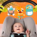 Bright Starts Take Along Musical Carrier Baby Activity Toy Bar, Hanging Car Seat Toy, 4 Fun Melodies, Fine Motor Skill Development Ages Newborn +, Multi-Color - Image 6