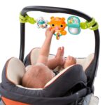 Bright Starts Take Along Musical Carrier Baby Activity Toy Bar, Hanging Car Seat Toy, 4 Fun Melodies, Fine Motor Skill Development Ages Newborn +, Multi-Color - Image 8