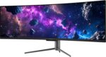 INNOCN 49" Ultrawide Monitor Curved Gaming 5K2K 5120 x 1440P 240Hz Monitor, R1800, 99% sRGB, HDR400, USB Type C, DisplayPort, HDMI, Built-in Speakers, Height/Tilt Adjustable - 49C1S - Image 4