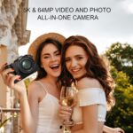Yatao Digital Camera with WiFi, 64MP Photography and 4K 5K Vlogging Camera Kit for YouTube, Front and Rear Dual Camera for Convenient Selfie, Equipped with 64GB Micro Card - Image 3