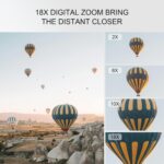 Yatao Digital Camera with WiFi, 64MP Photography and 4K 5K Vlogging Camera Kit for YouTube, Front and Rear Dual Camera for Convenient Selfie, Equipped with 64GB Micro Card - Image 9