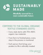 little planet by carter's baby-girls 2-pack Long Sleeve Bodysuits Made With Organic Cotton - Image 6