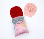 inSowni 8 Pack Solid Nursery Hospital Turban Hat Cap Beanie Bonnet with Flower for Baby Girls Toddlers Newborns Infants - Image 6