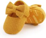 Baby Girls Mary Jane Flats with Bowknot Floral Princess Wedding Dress Shoes Soft Newborn Infant Crib First Walkers Prewalker - Image 5