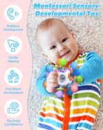 Baby Teething Toys for 0-6 6-12 Months Ages 0-2, Tummy Time Montessori Toys for Babies 0 3 6 9 12 18 Months, Newborn Infant Sensory Toys, Baby Stocking Stuffers Gifts for Boys Girls - Image 5