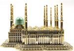 Modefa Islamic Turkish Table Decor Showpiece Gift Sculpture Figure Replica | Al-Masjid an-Nabawi Medina | The Prophet’s Mosque | Gold - Image 4