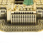 Modefa Islamic Turkish Table Decor Showpiece Gift Sculpture Figure Replica | Al-Masjid an-Nabawi Medina | The Prophet’s Mosque | Gold - Image 7