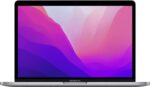 2022 Apple MacBook Pro with Apple M2 chip (13-inch, 8GB RAM, 256GB SSD Storage) (QWERTY English) Space Gray (Renewed) - Image 2