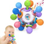 Baby Teething Toys for 0-6 6-12 Months Ages 0-2, Tummy Time Montessori Toys for Babies 0 3 6 9 12 18 Months, Newborn Infant Sensory Toys, Baby Stocking Stuffers Gifts for Boys Girls - Image 2