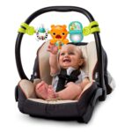 Bright Starts Take Along Musical Carrier Baby Activity Toy Bar, Hanging Car Seat Toy, 4 Fun Melodies, Fine Motor Skill Development Ages Newborn +, Multi-Color - Image 2