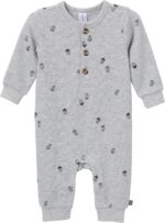 Modern Moments by Gerber unisex-baby Long Sleeve Long Leg Slouch Romper - Image 2
