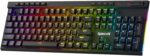 Redragon K580 PRO Wireless RGB Gaming Keyboard, 3-Modes 104 Keys Mechanical Keyboard w/Hot-Swap Socket, Dedicated Media Controls & Onboard Macro Recording, Linear Red Switch - Image 2